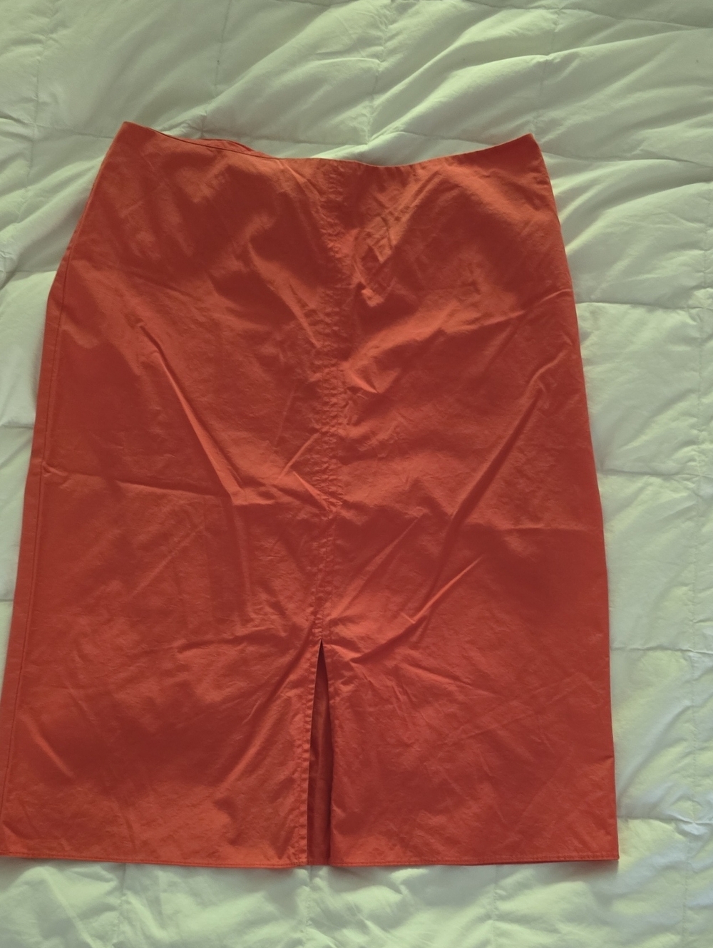 Banana Republic Coral Pencil Skirt with Back Vent